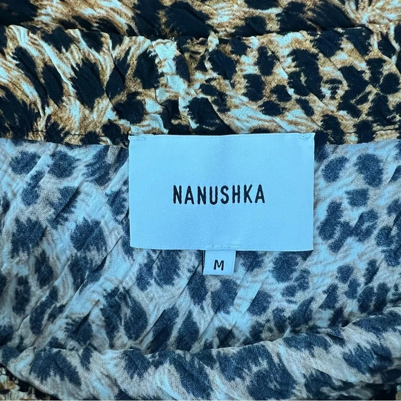 NANUSHKA Zarina Leopard Print Midi Skirt Size M - Picture 5 of 7